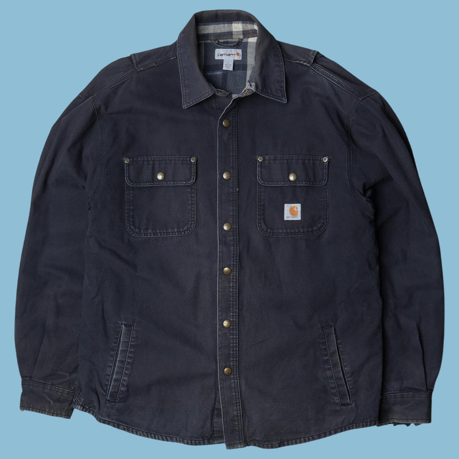Vintage Carhartt Flannel Lined Overshirt - L