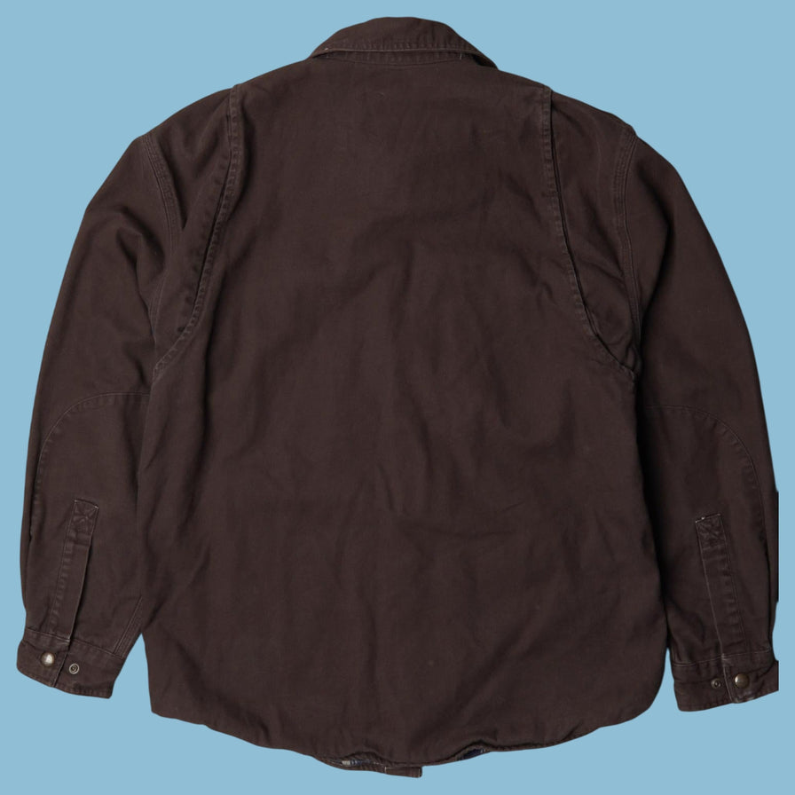 Vintage Carhartt Flannel Lined Shirt Jacket - M