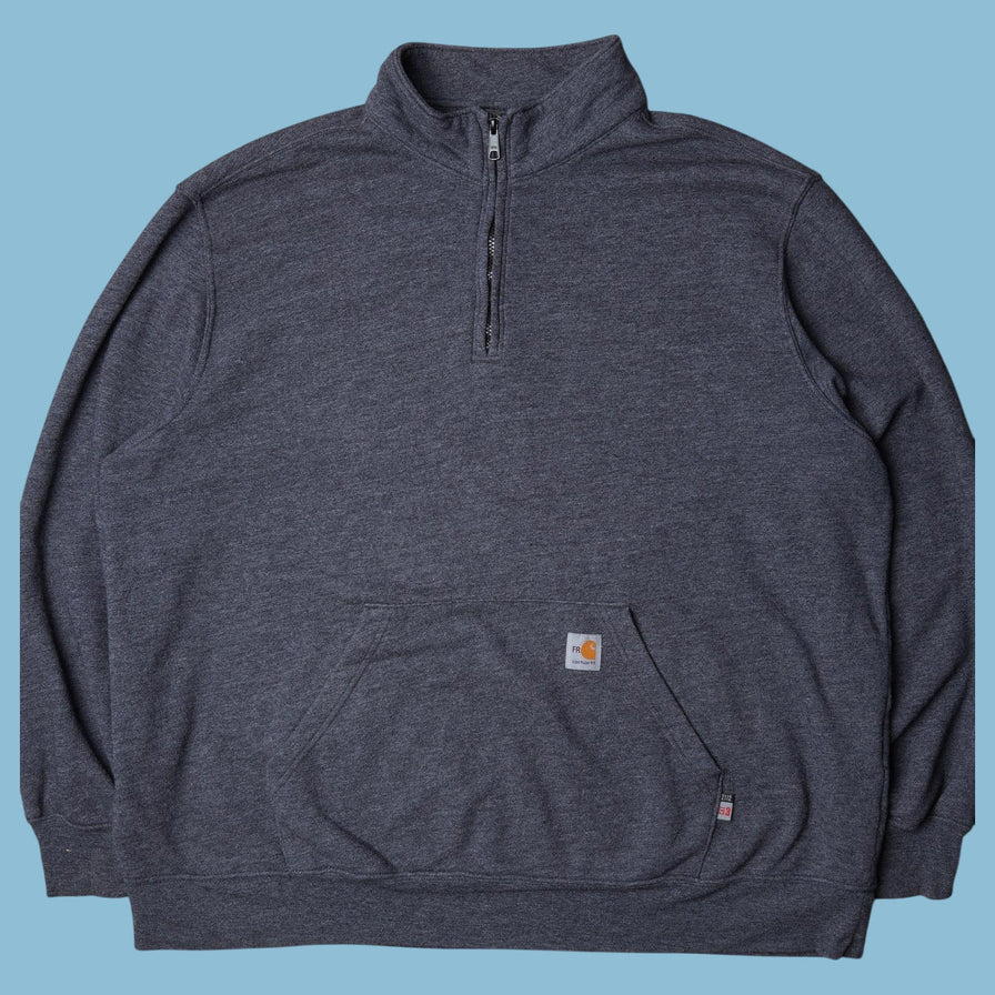 Vintage Carhartt FR Quarter-Zip Sweater - 2XL