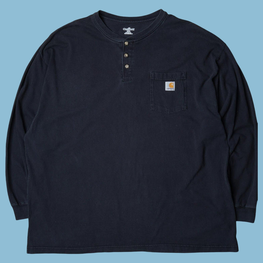 Vintage Carhartt Henley Longsleeve - 2XL