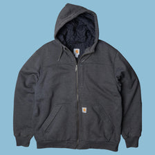 Vintage Carhartt Zip Hoodie - L