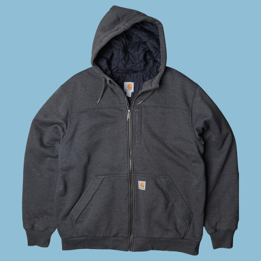 Vintage Carhartt Zip Hoodie - L