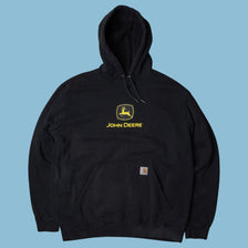 Vintage Carhartt John Deere Hoodie - L