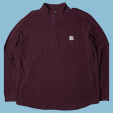 Vintage Carhartt Quarter-Zip Sweater - XL