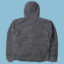 Vintage Carhartt Sherpa Lined Hoodie Jacke - L
