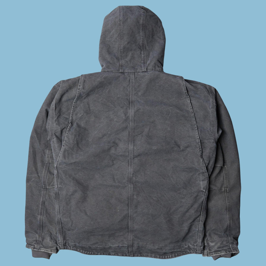 Vintage Carhartt Sherpa Lined Hoodie Jacke - L