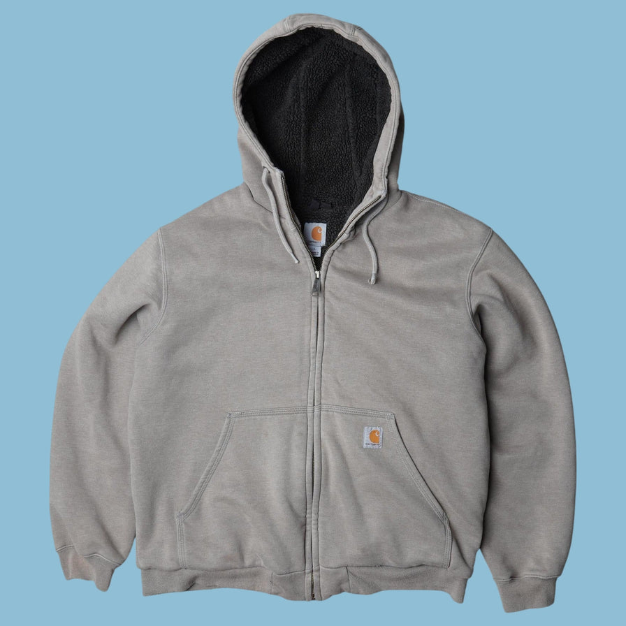Vintage Carhartt Sherpa Lined Hoodie - L