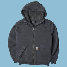 Vintage Carhartt Sherpa Lined Zip Hoodie - S