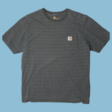 Vintage Carhartt Striped T-Shirt - L