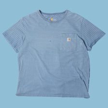 Vintage Carhartt Striped T-Shirt - M