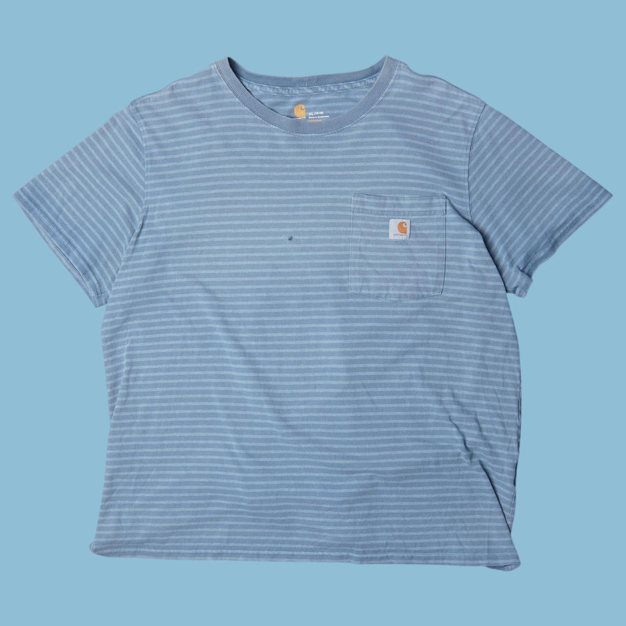 Vintage Carhartt Striped T-Shirt - M