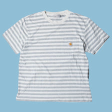 Vintage Carhartt Striped T-Shirt - M