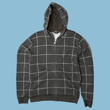 Vintage Carhartt Windowpane Check Hoodie - L