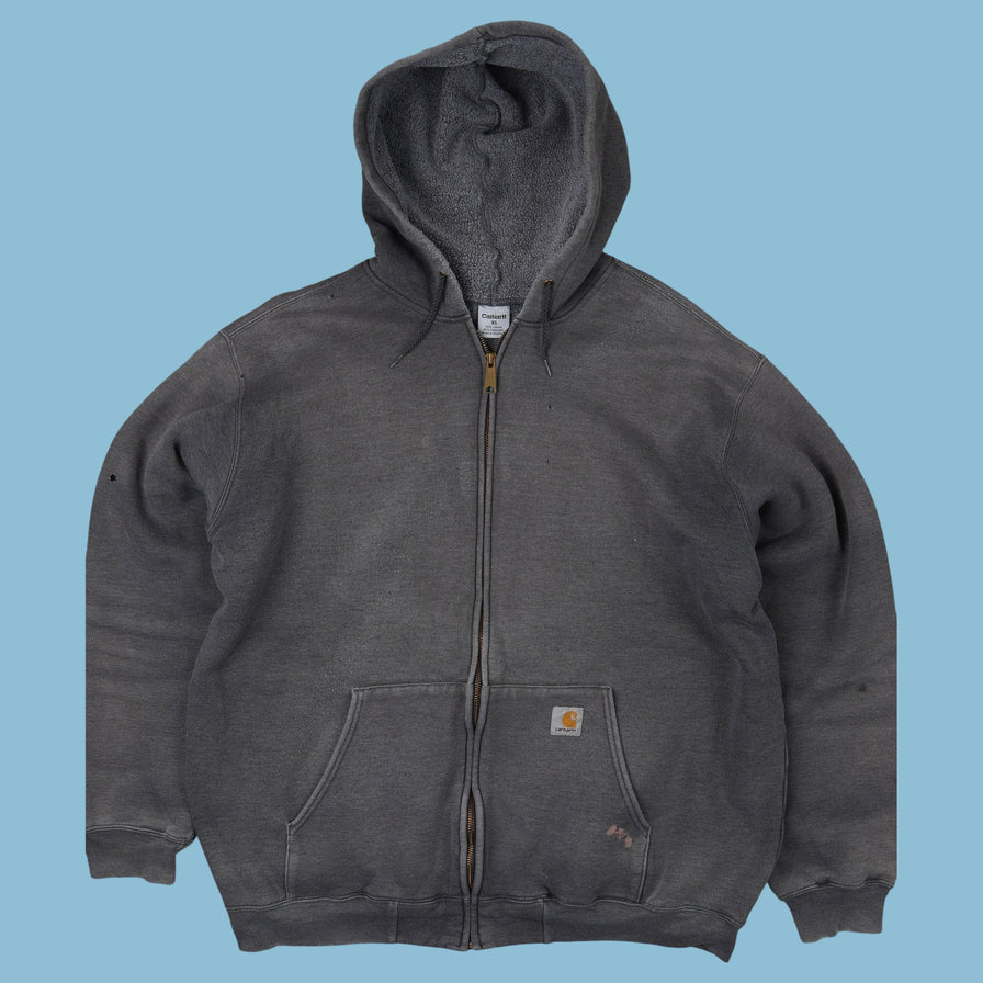 Vintage 90s Carhartt Workwear Zip Hoodie - XL