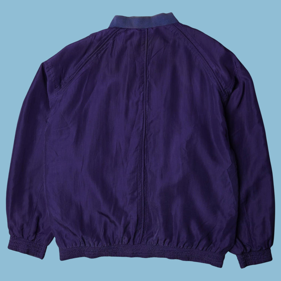 Vintage Casanova 90s Silk Bomber Jacke - XL