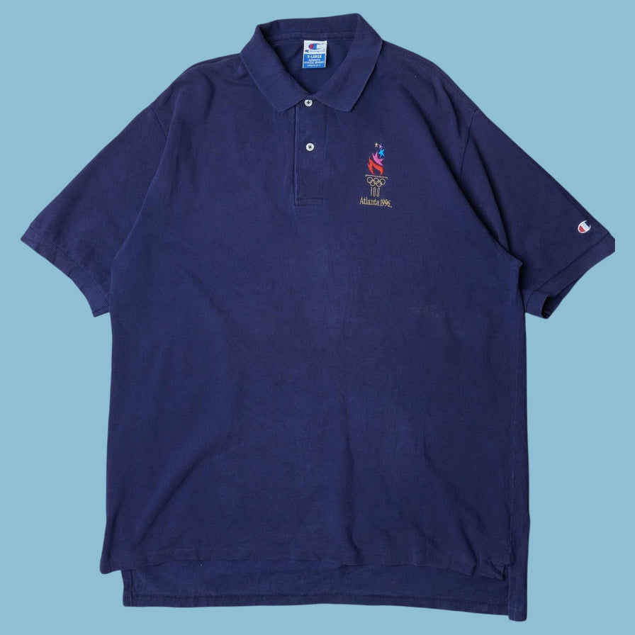 Vintage Champion 90s Atlanta 1996 Olympics Polo - XL