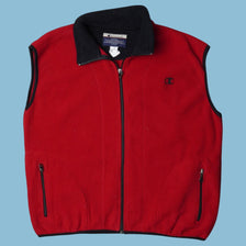 Vintage Champion 90s Fleece Weste - M