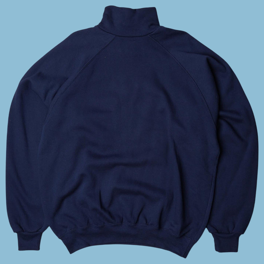 Vintage Champion 90s Quarter-Zip Sweater - L