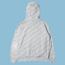 Vintage Champion Allover Print Hoodie - XL