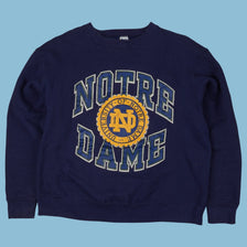 Vintage 90s Champion Notre Dame Sweater - L