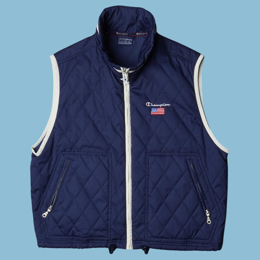 Vintage Champion USA Weste - L