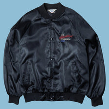 Vintage Chevrolet 80s The Heartbeat of America Satin Jacke - L