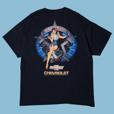 Vintage Chevrolet American Pride Pin-Up T-Shirt - 2XL