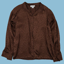 Vintage Christian Dior Shirt Silk Blouse - M