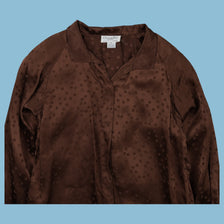 Vintage Christian Dior Shirt Silk Blouse - M