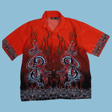 Vintage City Impact Y2K Dragon Hemd - XL - NFF Vintage