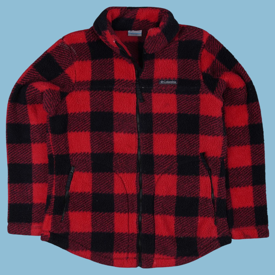 Vintage Columbia Buffalo Check Fleecejacke - L