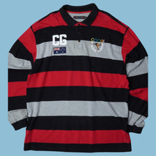 Vintage Coogi Striped Rugby Longsleeve - 2XL