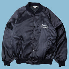 Vintage Creations Screenprint Co. Satin Jacke - XL