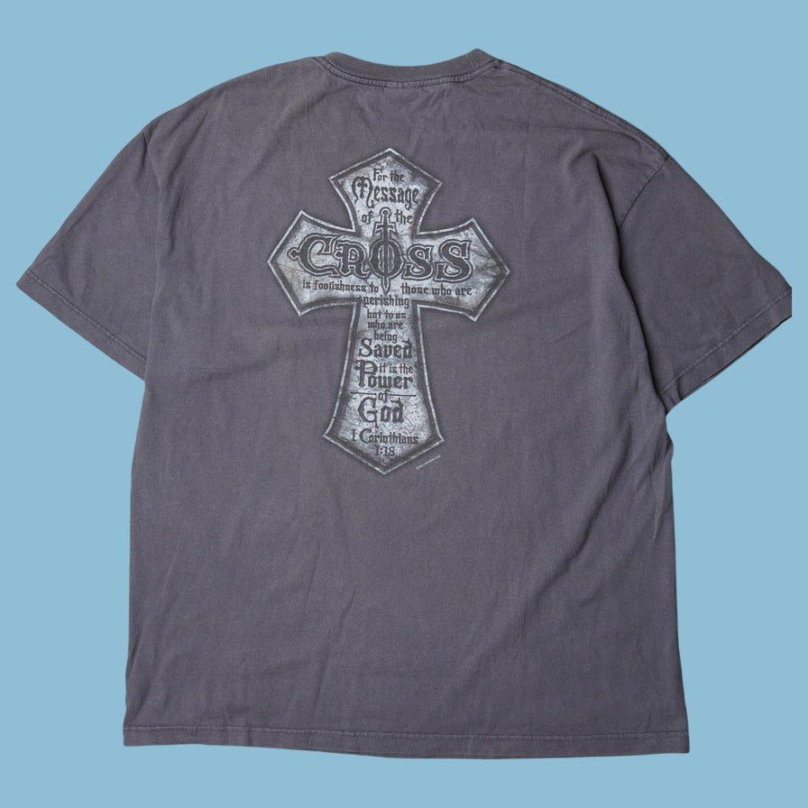Vintage Cross Graphic T-Shirt - 2XL