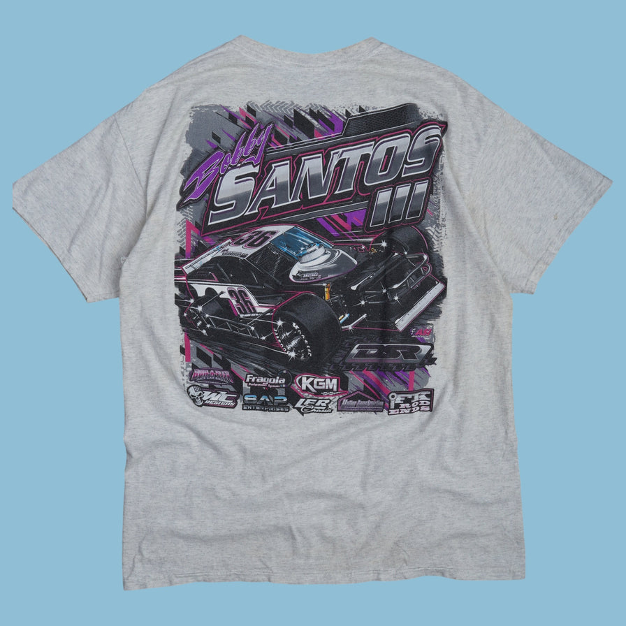 Vintage Dave Sapienza Racing Nascar T-Shirt - L - NFF Vintage