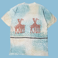 Vintage Deep Sea 90s Giraffen Batik T-Shirt - XL