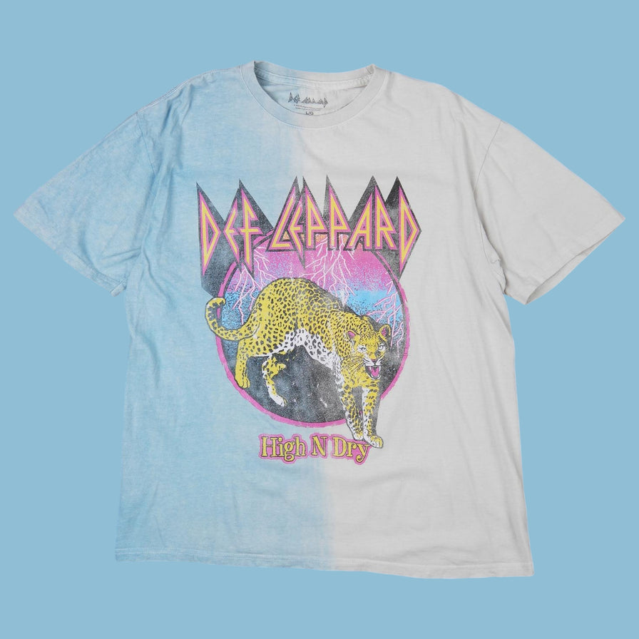 T-shirt Vintage Def Leppard High N Dry - L