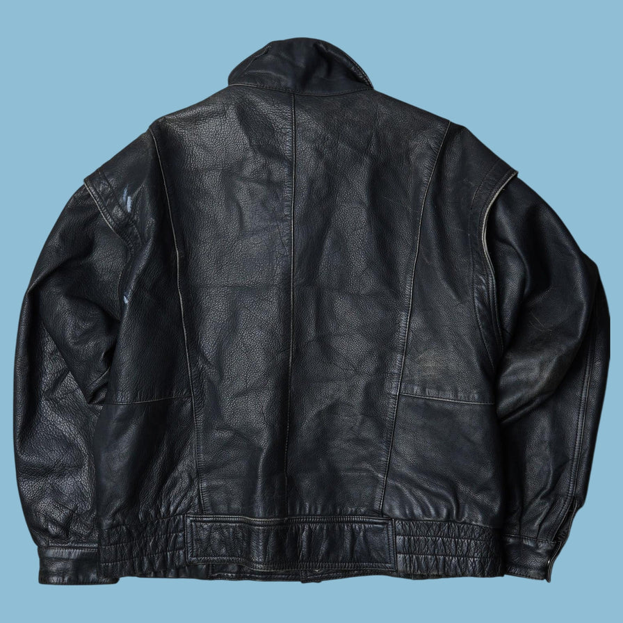 Vintage Delta Lederjacke - M