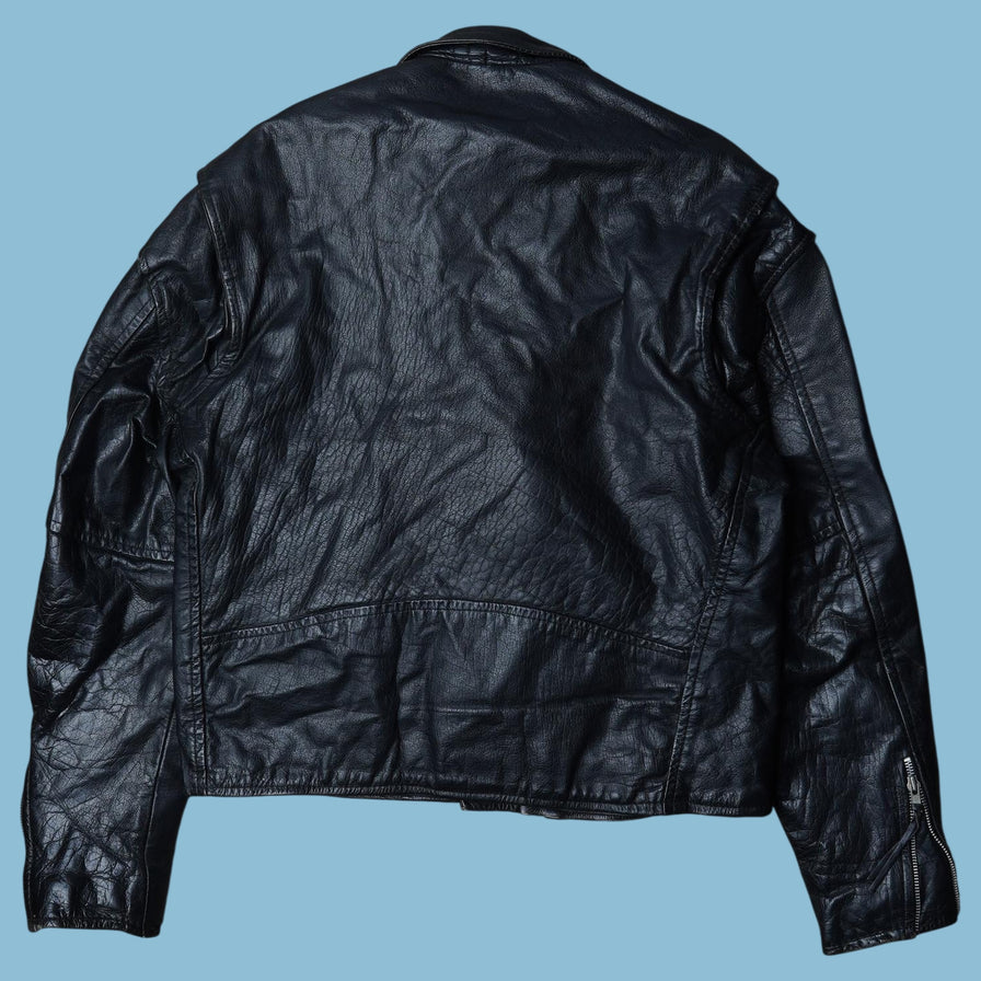Vintage Diamond Leather Lederjacke - S