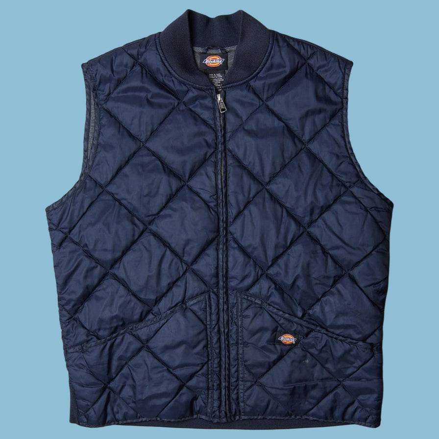 Vintage Dickies Quilted Puffer Weste - L