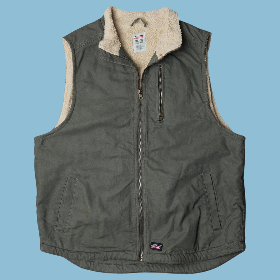 Vintage Dickies Sherpa Lined Weste - XL