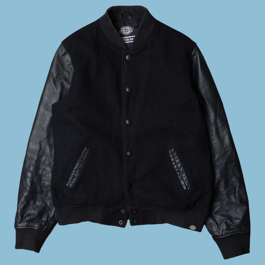 Vintage Dickies Varsity Lederjacke - M