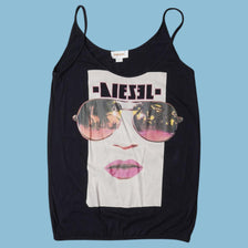 Vintage Diesel 2000s Graphic Tank Top - XS