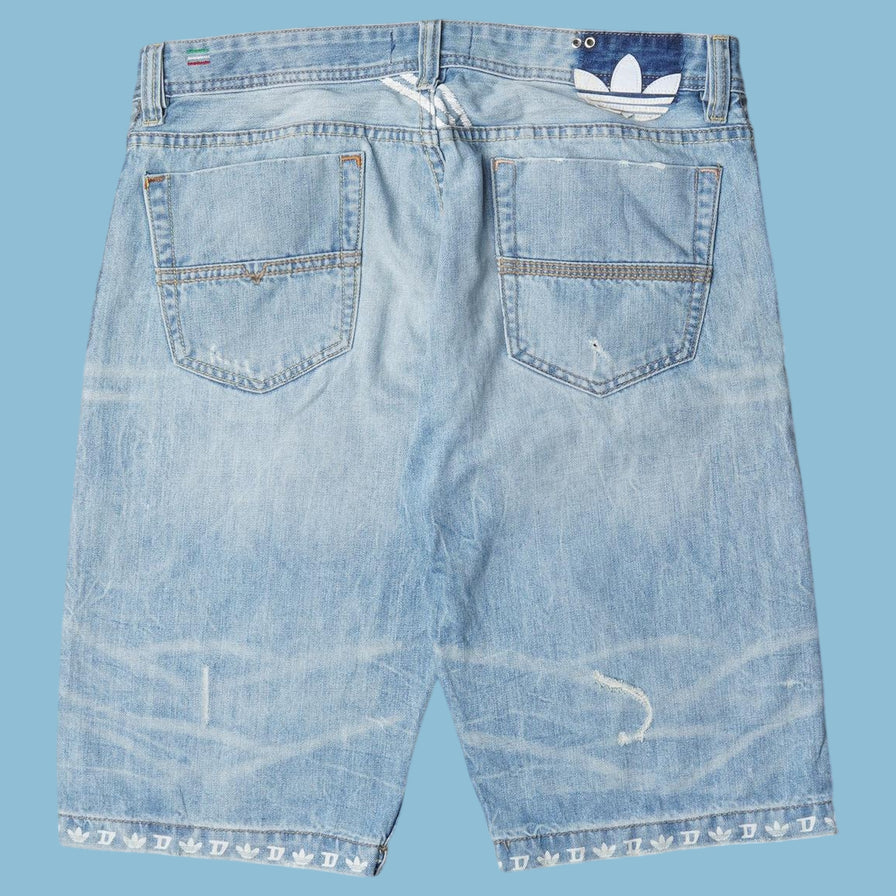 Short en jean vintage Y2K Diesel x Adidas - L