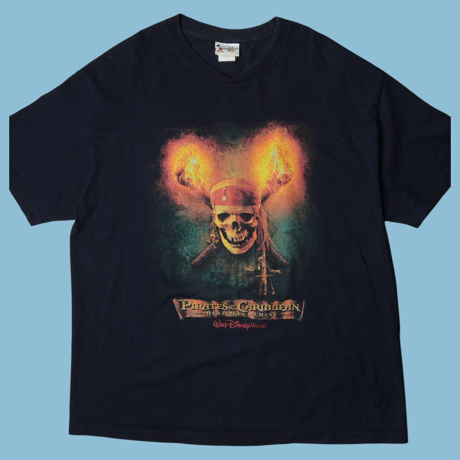Vintage Disney 2000s Pirates of the Caribbean Dead Man's Chest T-Shirt - XL