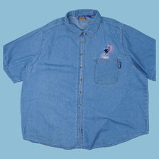 Vintage Disney 90s Eeyore Denim Shirt - 2XL
