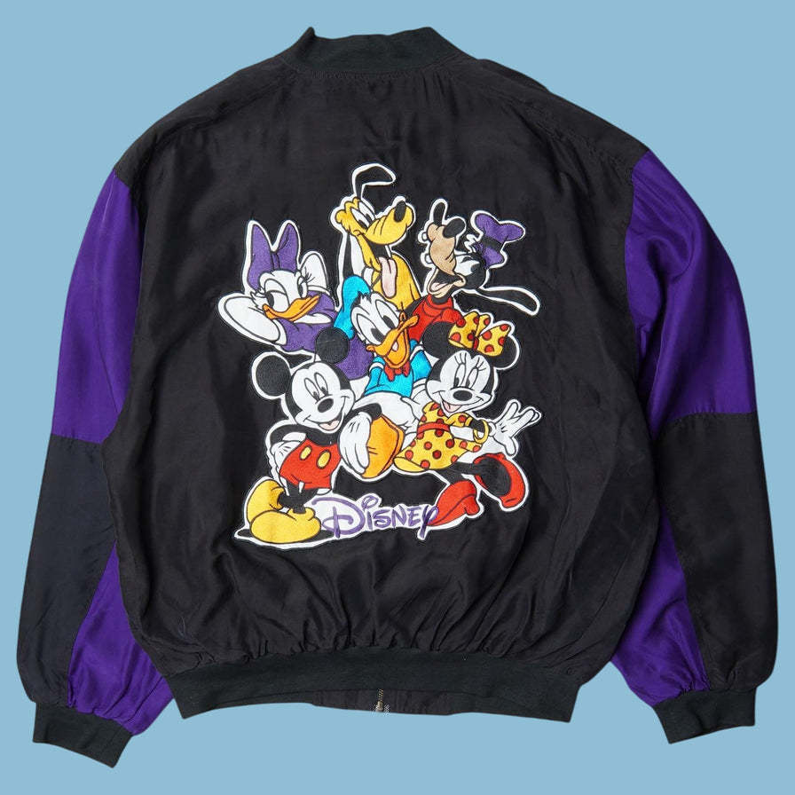 Vintage Disney 90s Mickey Mouse Bomber Jacke - M