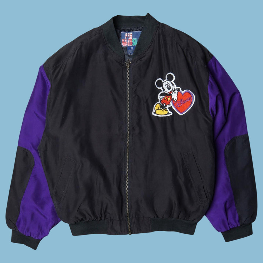 Vintage Disney 90s Mickey Mouse Bomber Jacke - M