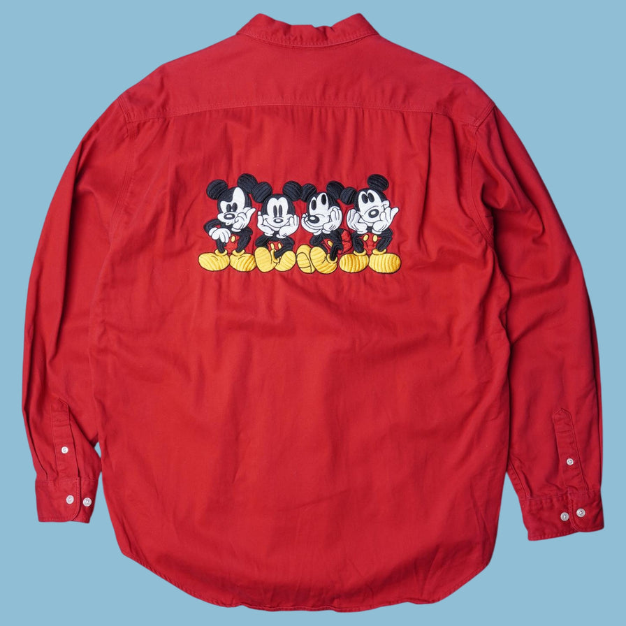 Vintage Disney 90s Mickey Mouse Hemd - M