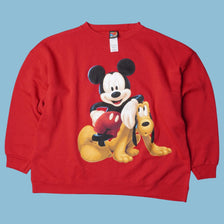 Vintage Disney 90s Mickey Mouse & Pluto Sweater - XL